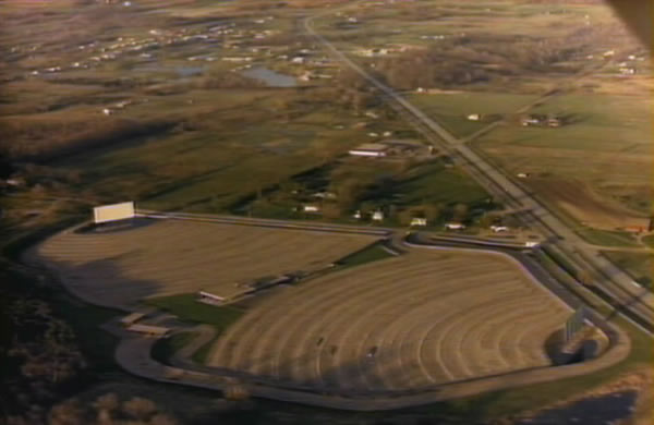 M-78 Twin/Triple Drive-In Theatre - Old Aerial From Carl Easlick